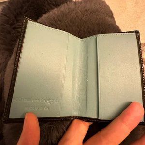 COMME des GARCONS Men Wallet Bifold Card Holder Rare Color
